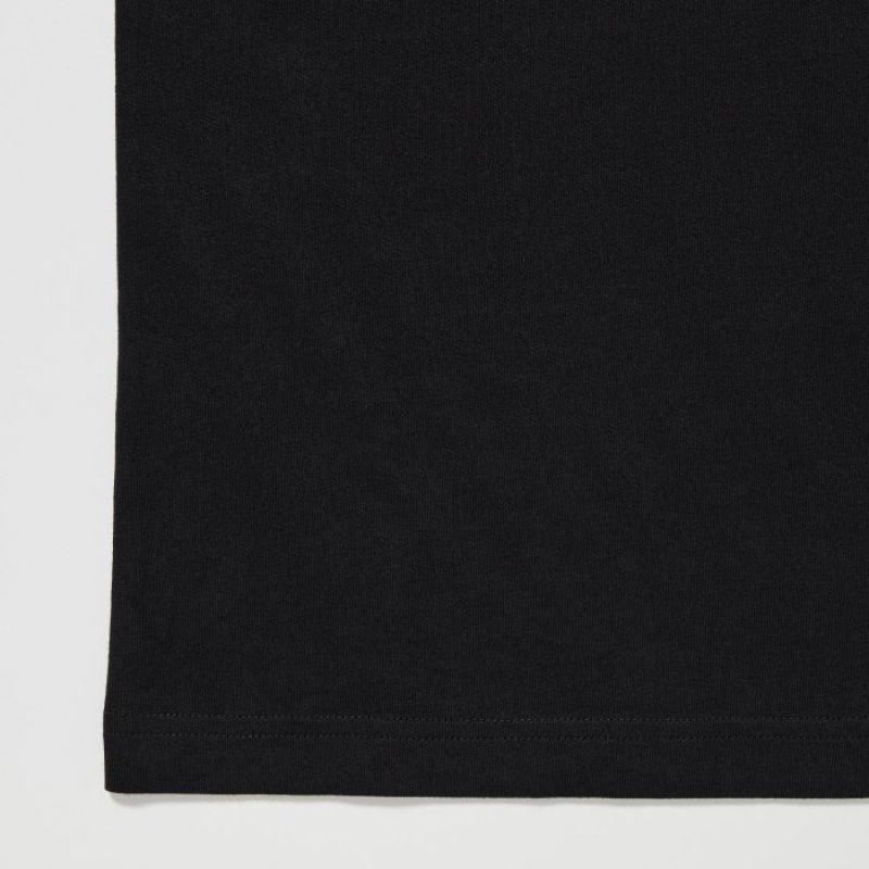 T Shirts Uniqlo The Brands Hawaii UT Short-Sleeve Aloha Shoyu Femme Noir | 5942405