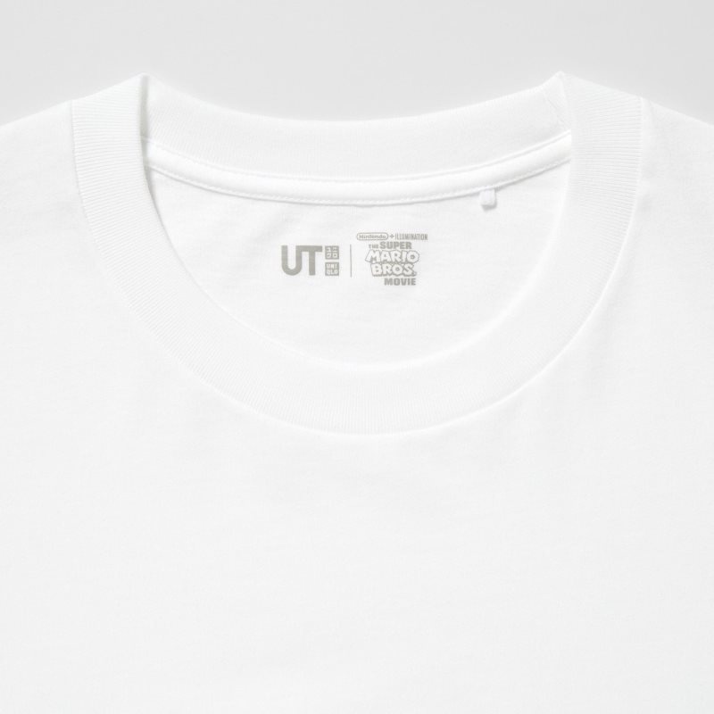 T Shirts Uniqlo The Super Mario Bros. Movie Ut Short Sleeve Graphic Homme Blanche | 9923410