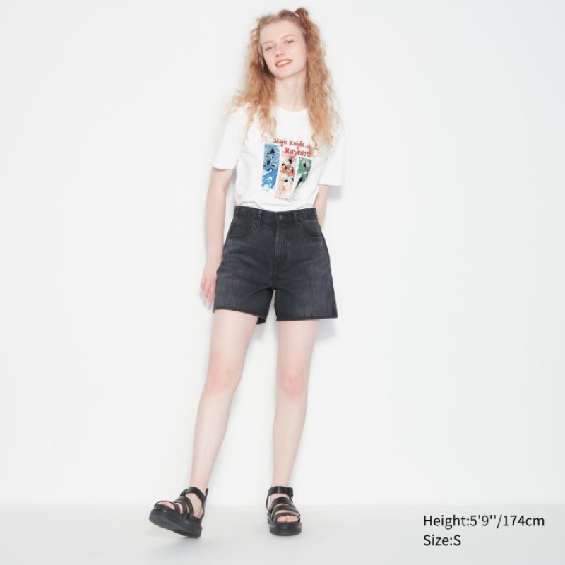 T Shirts Uniqlo The World of CLAMP UT Short Sleeve Femme Blanche | 9961147