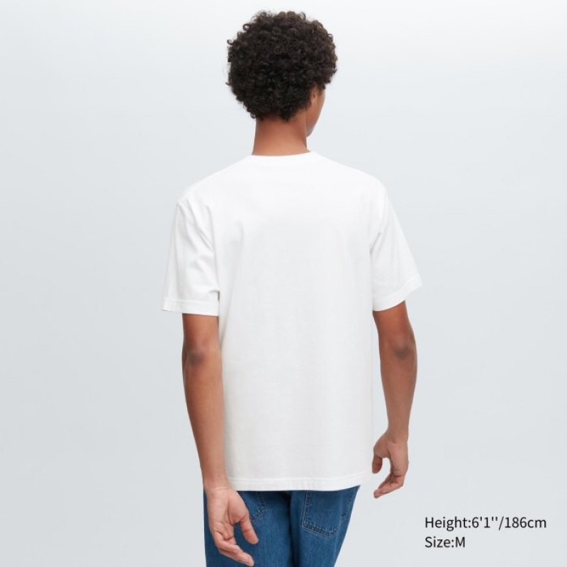 T Shirts Uniqlo UT Archive UT Short Sleeve Andy Warhol Femme Blanche | 1575258