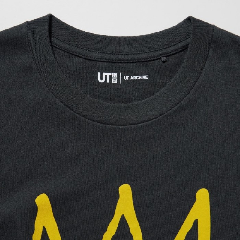 T Shirts Uniqlo UT Archive UT Short Sleeve Jean-Michel Basquiat Femme Grise | 6225488