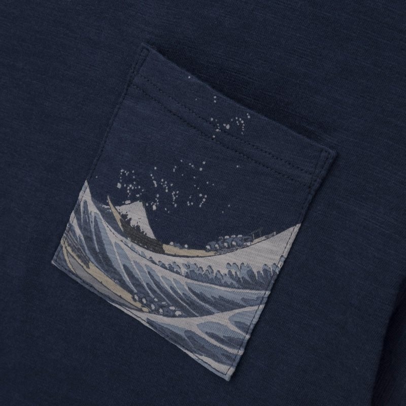 T Shirts Uniqlo Ukiyo-e Ut Short-sleeve Graphic Homme Bleu Marine | 9219948
