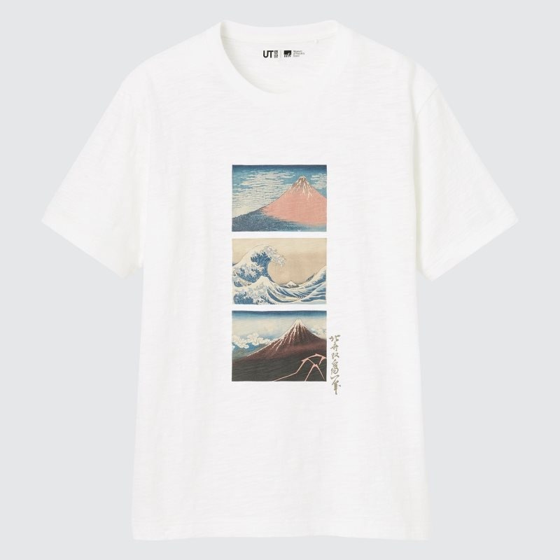 T Shirts Uniqlo Ukiyo-e Ut Short-sleeve Graphic Homme Blanche | 4123773