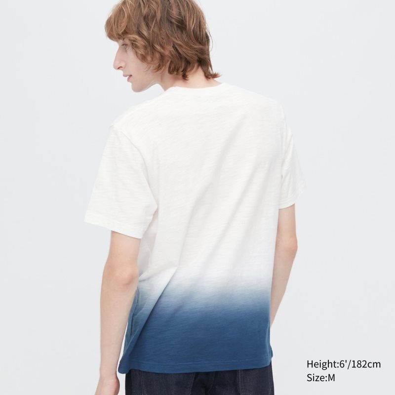 T Shirts Uniqlo Ukiyo-e Ut Short-sleeve Graphic Homme Blanche | 1953847