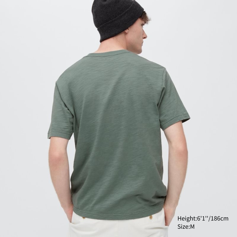 T Shirts Uniqlo Ukiyo-e Ut Short-sleeve Graphic Homme Vert | 5450826