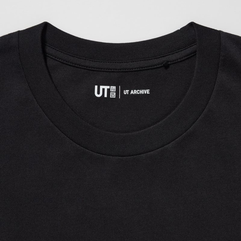 T Shirts Uniqlo Ut Archive Ut Bleach Short-sleeve Graphic Homme Noir | 5808817