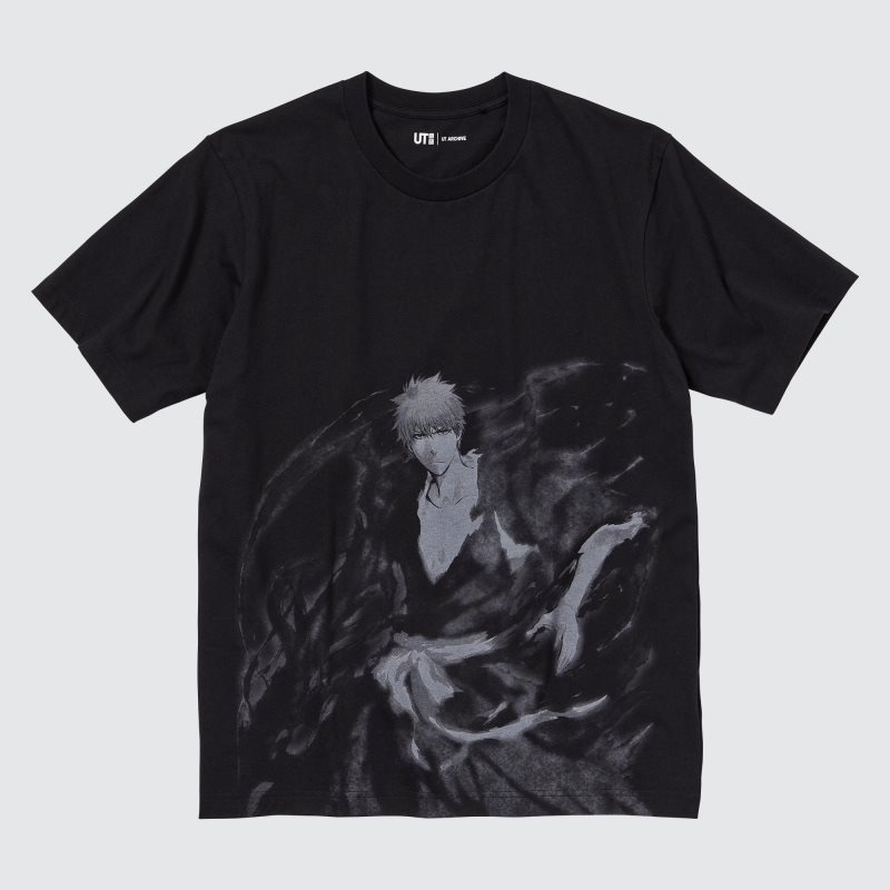T Shirts Uniqlo Ut Archive Ut Bleach Short-sleeve Graphic Homme Noir | 5808817