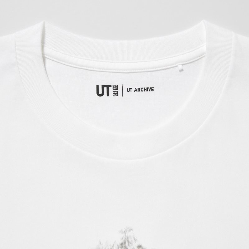 T Shirts Uniqlo Ut Archive Ut Bleach Short-sleeve Graphic Homme Blanche | 1745454