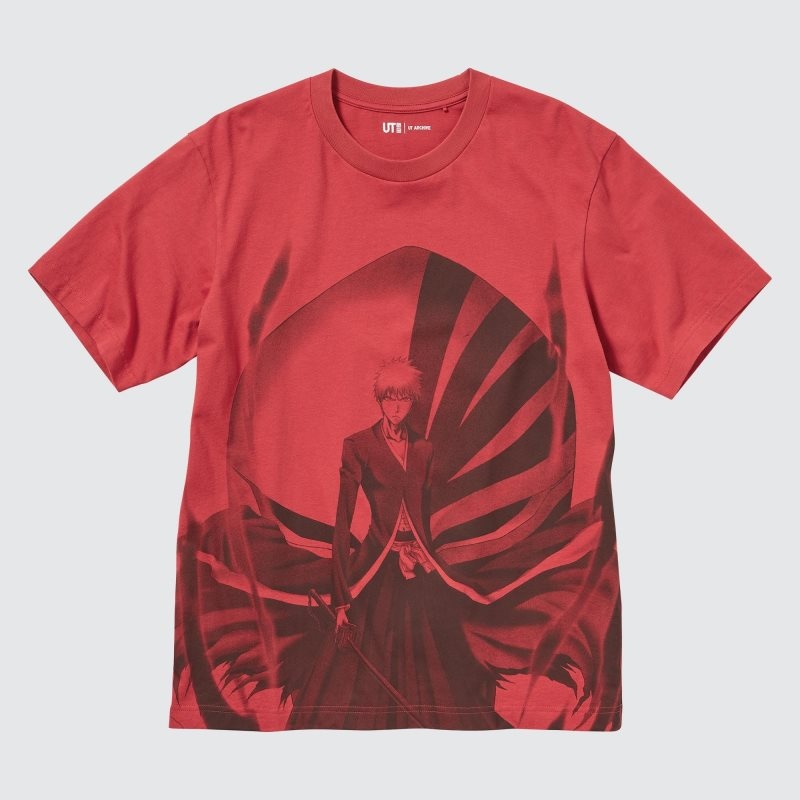 T Shirts Uniqlo Ut Archive Ut Bleach Short-sleeve Graphic Homme Rouge | 4308588