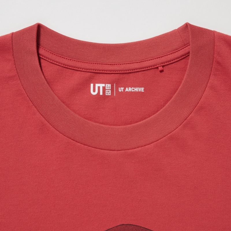 T Shirts Uniqlo Ut Archive Ut Bleach Short-sleeve Graphic Homme Rouge | 4308588