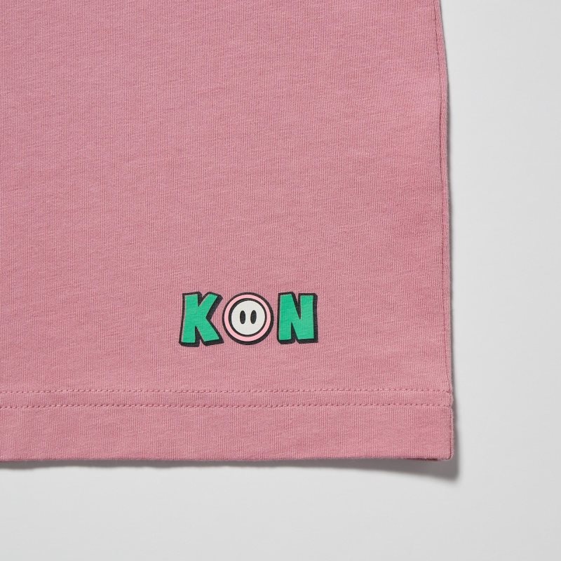 T Shirts Uniqlo Ut Archive Ut Bleach Short-sleeve Graphic Homme Rose | 4829219