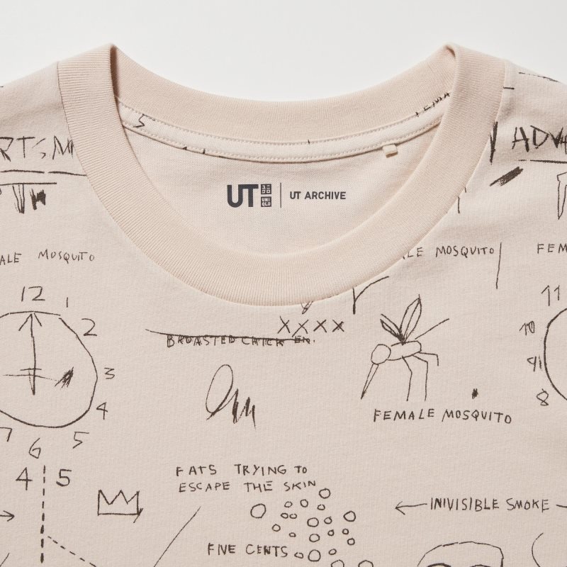 T Shirts Uniqlo Ut Archive Ut Short Sleeve Graphic Jean-michel Basquiat Homme Beige | 5127046