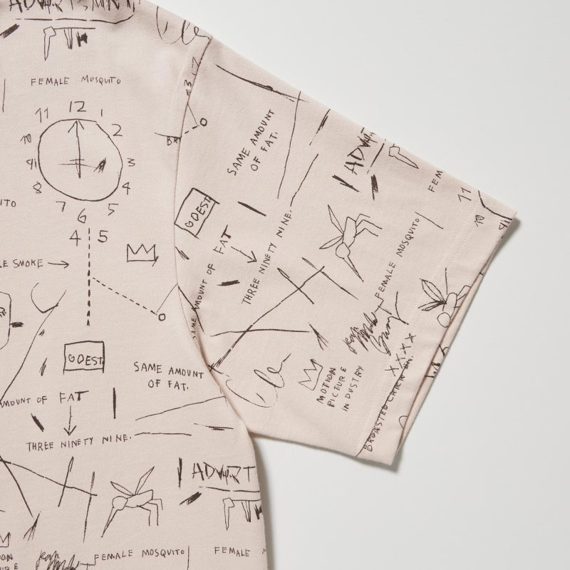T Shirts Uniqlo Ut Archive Ut Short Sleeve Graphic Jean-michel Basquiat Homme Beige | 5127046