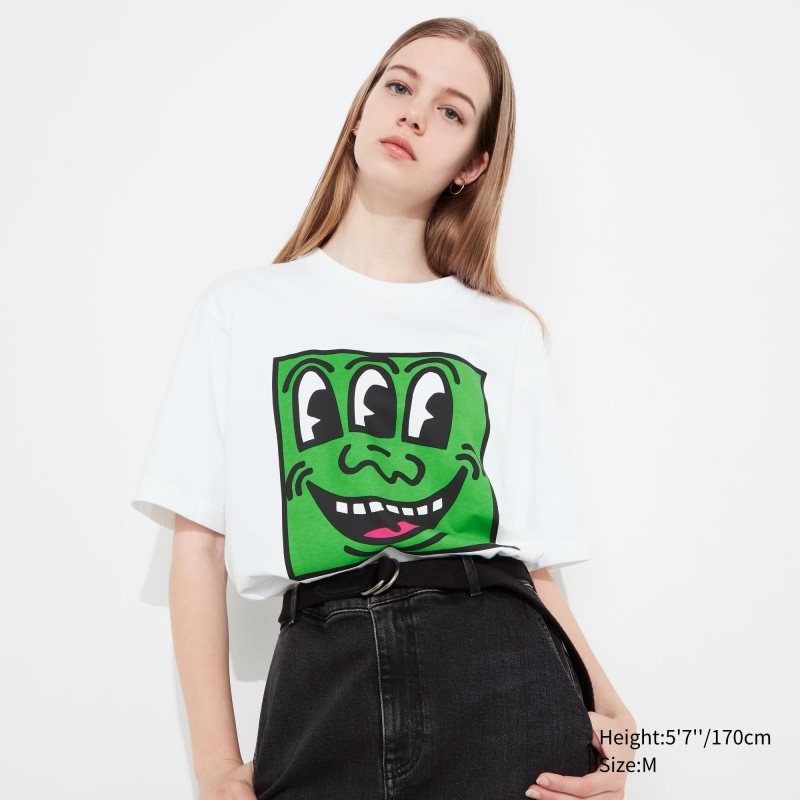 T Shirts Uniqlo Ut Archive Ut Short Sleeve Graphic Keith Haring Homme Blanche | 4762519
