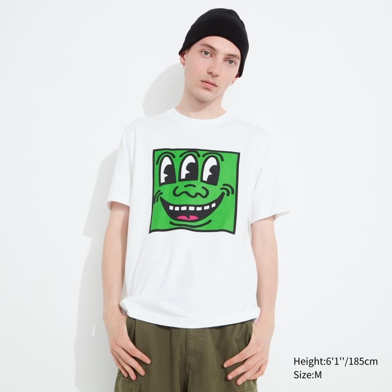 T Shirts Uniqlo Ut Archive Ut Short Sleeve Graphic Keith Haring Homme Blanche | 4762519
