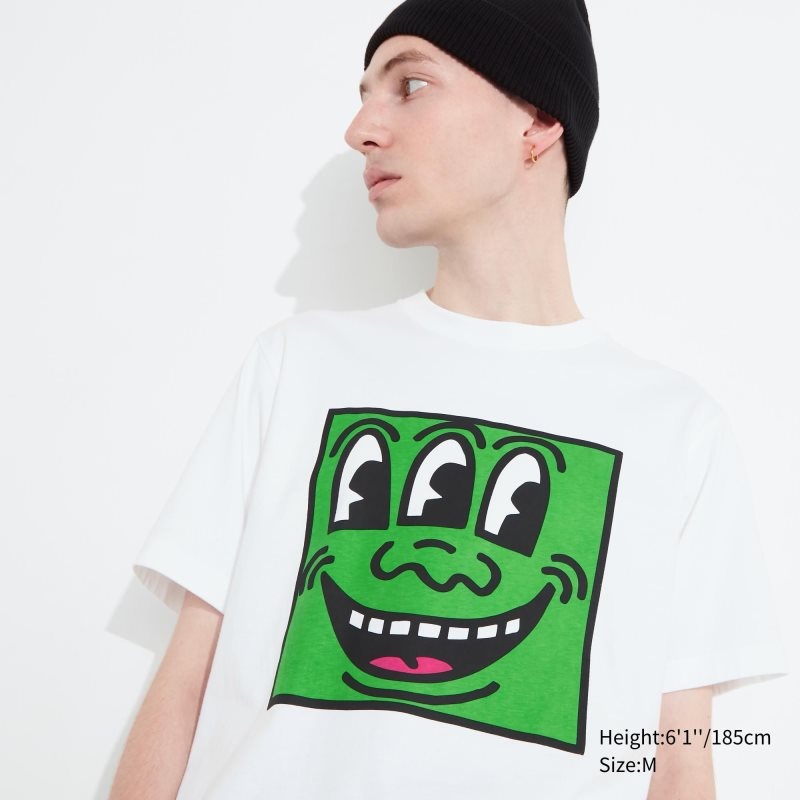 T Shirts Uniqlo Ut Archive Ut Short Sleeve Graphic Keith Haring Homme Blanche | 4762519