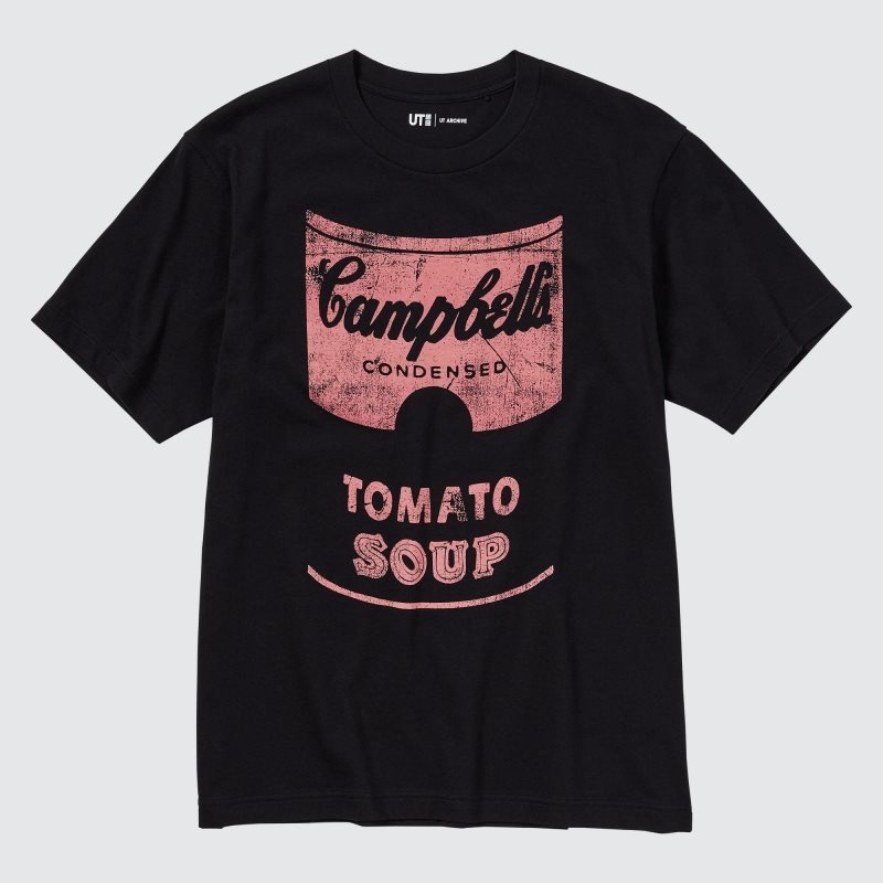 T Shirts Uniqlo Ut Archive Ut Short Sleeve Graphic Andy Warhol Homme Noir | 2932595