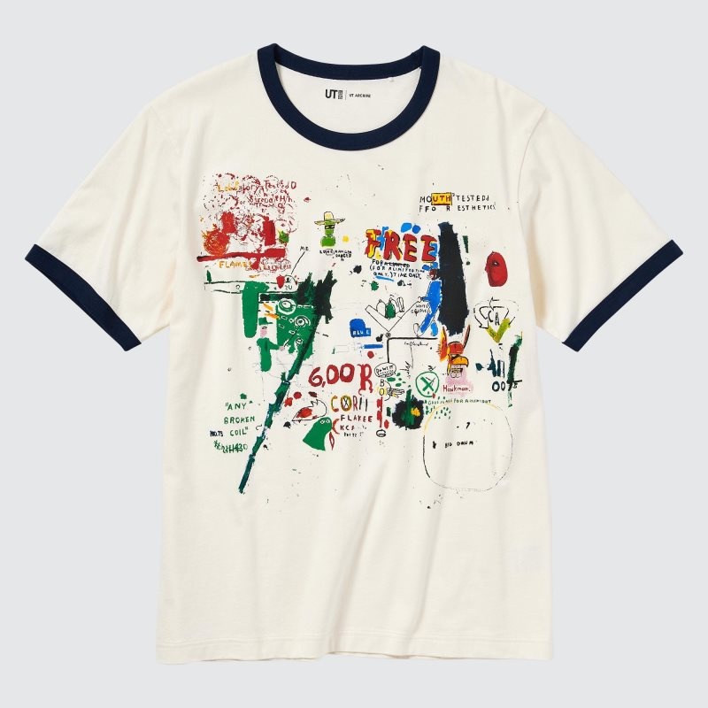 T Shirts Uniqlo Ut Archive Ut Short Sleeve Graphic Jean-michel Basquiat Homme Blanche | 8601122