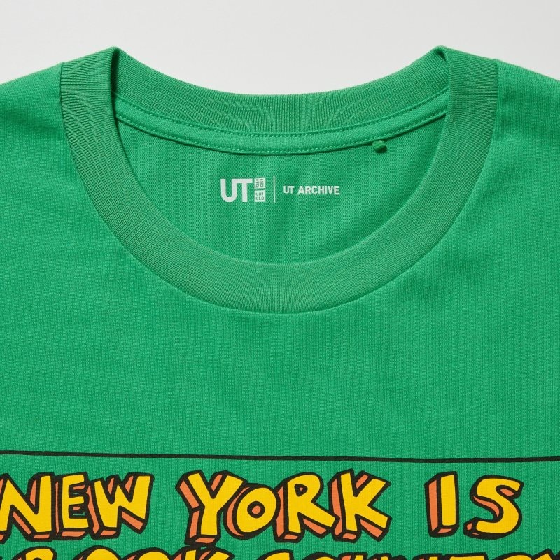 T Shirts Uniqlo Ut Archive Ut Short Sleeve Graphic Keith Haring Homme Vert | 2319255