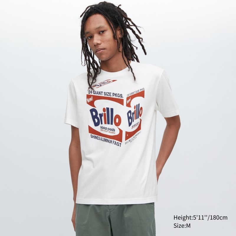 T Shirts Uniqlo Ut Archive Ut Short Sleeve Graphic Andy Warhol Homme Blanche | 6628334