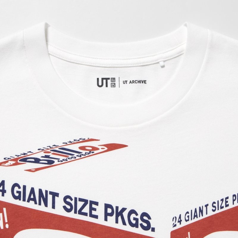 T Shirts Uniqlo Ut Archive Ut Short Sleeve Graphic Andy Warhol Homme Blanche | 6628334