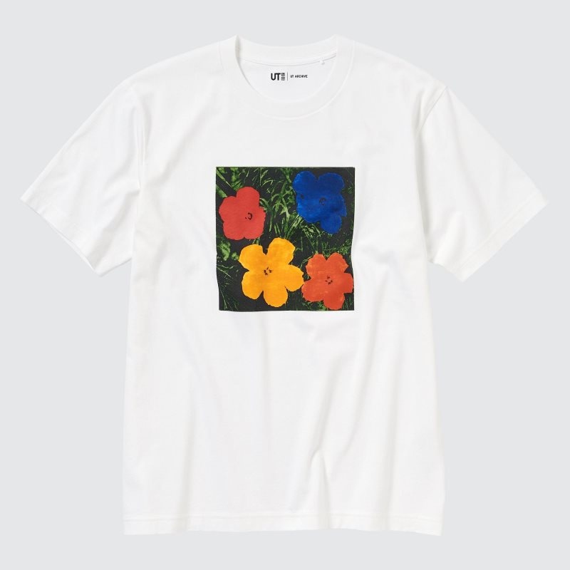 T Shirts Uniqlo Ut Archive Ut Short Sleeve Graphic Andy Warhol Homme Blanche | 4386496