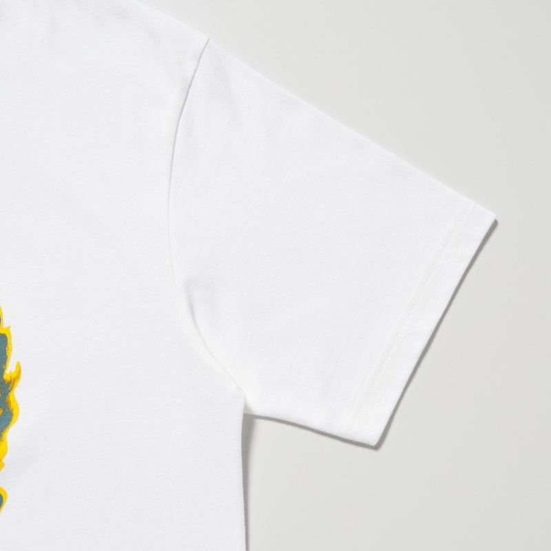 T Shirts Uniqlo Ut Archive Ut Short Sleeve Graphic Andy Warhol Homme Blanche | 230786