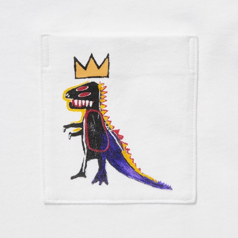 T Shirts Uniqlo Ut Archive Ut Short Sleeve Graphic Jean-michel Basquiat Homme Blanche | 3892457