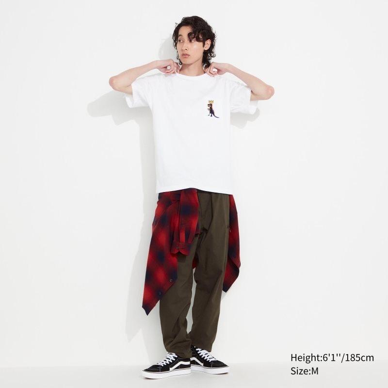 T Shirts Uniqlo Ut Archive Ut Short Sleeve Graphic Jean-michel Basquiat Homme Blanche | 3892457