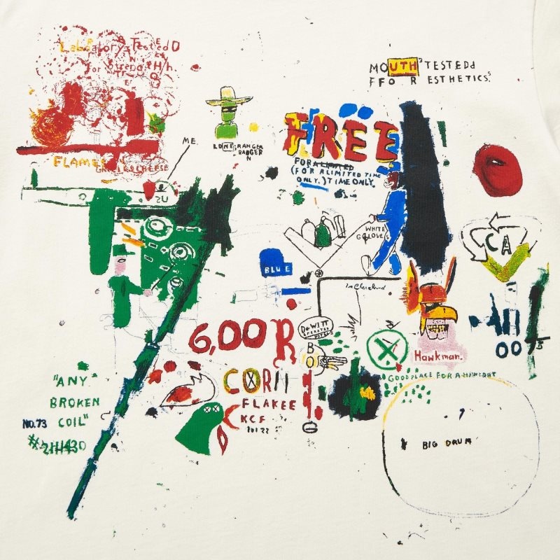 T Shirts Uniqlo Ut Archive Ut Short Sleeve Graphic Jean-michel Basquiat Homme Blanche | 2809689