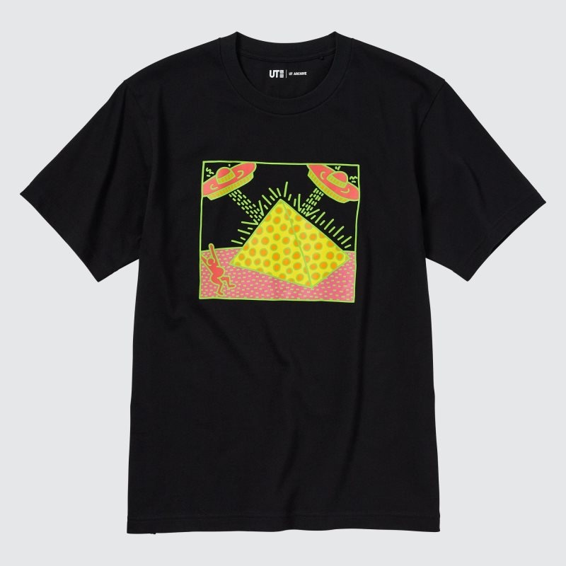 T Shirts Uniqlo Ut Archive Ut Short Sleeve Graphic Keith Haring Homme Noir | 4167291