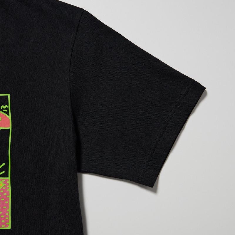 T Shirts Uniqlo Ut Archive Ut Short Sleeve Graphic Keith Haring Homme Noir | 4167291
