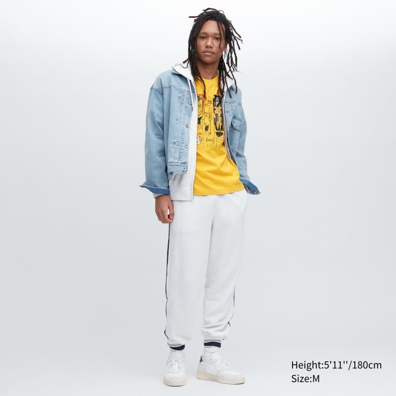 T Shirts Uniqlo Ut Archive Ut Short Sleeve Graphic Jean-michel Basquiat Homme Jaune | 1685501