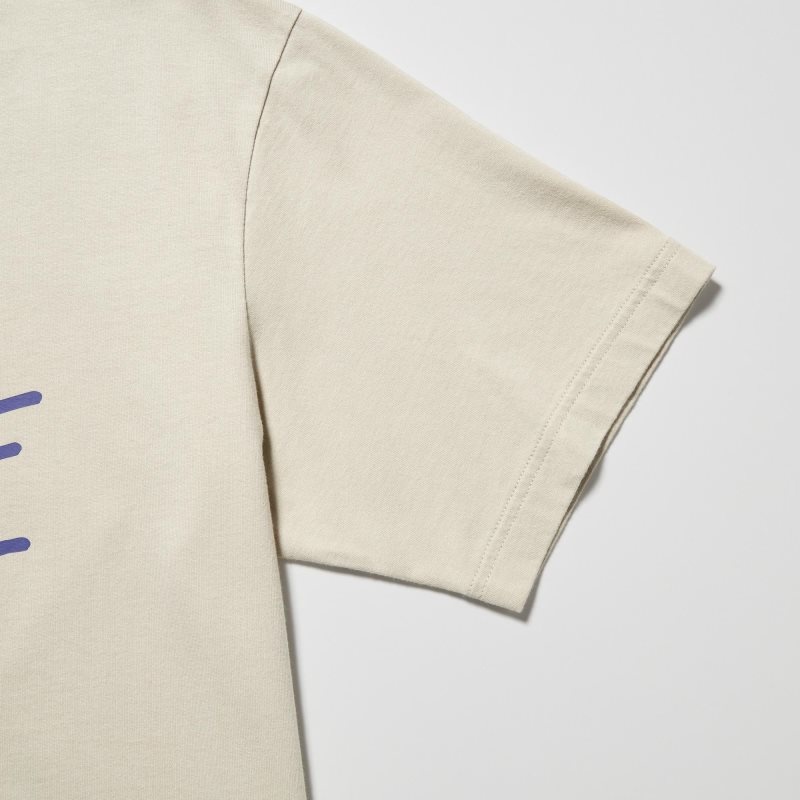 T Shirts Uniqlo Ut Archive Ut Short Sleeve Graphic Keith Haring Homme Beige | 973852