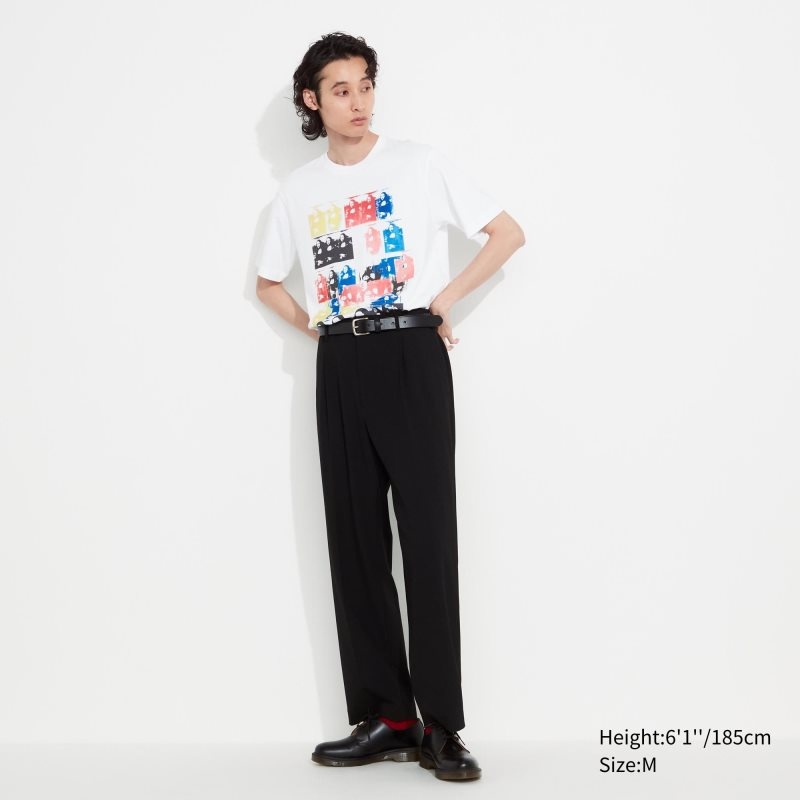 T Shirts Uniqlo Ut Archive Ut Short Sleeve Graphic Andy Warhol Homme Blanche | 9386635