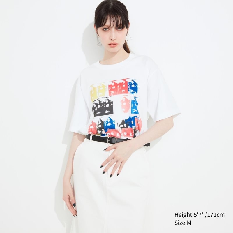 T Shirts Uniqlo Ut Archive Ut Short Sleeve Graphic Andy Warhol Homme Blanche | 9386635