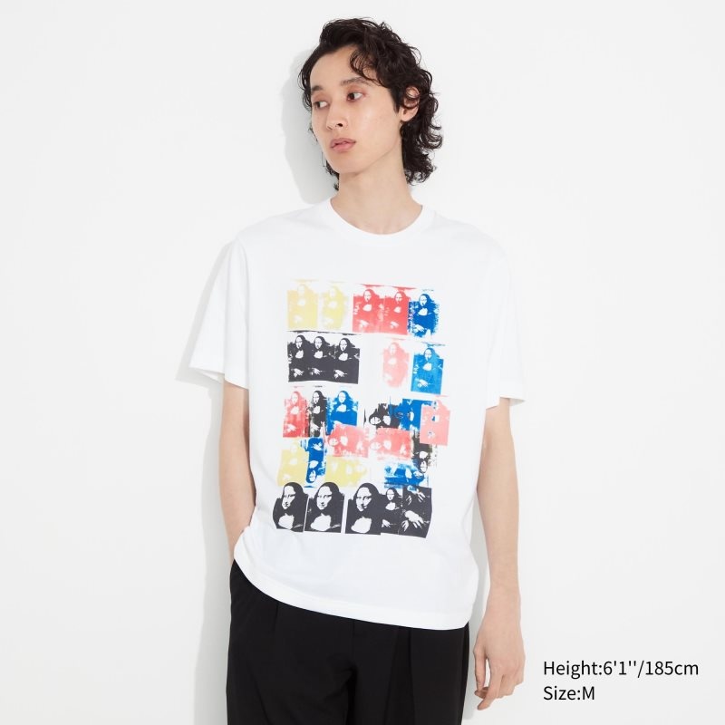 T Shirts Uniqlo Ut Archive Ut Short Sleeve Graphic Andy Warhol Homme Blanche | 9386635
