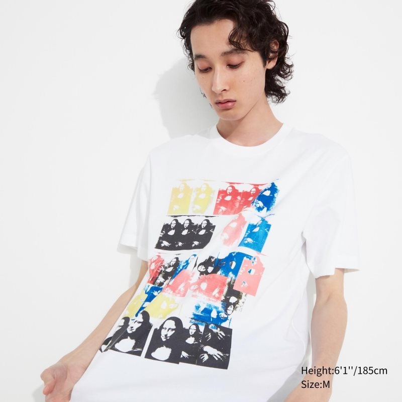 T Shirts Uniqlo Ut Archive Ut Short Sleeve Graphic Andy Warhol Homme Blanche | 9386635