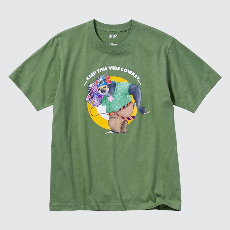 T Shirts Uniqlo Utgp2023: Magic For All Ut Short-sleeve Graphic Psychkennedy Homme Vert | 5902821
