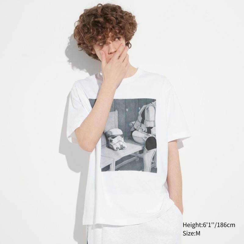T Shirts Uniqlo Utgp2023: Magic For All Ut Short-sleeve Graphic Jim Chen-hsiang Hu Homme Blanche | 1377407