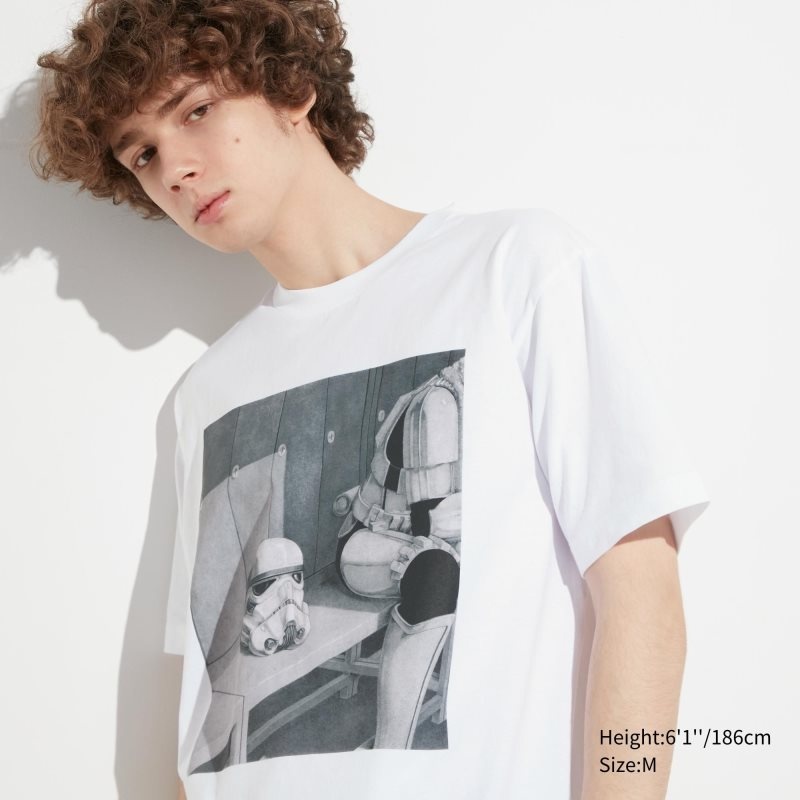 T Shirts Uniqlo Utgp2023: Magic For All Ut Short-sleeve Graphic Jim Chen-hsiang Hu Homme Blanche | 1377407