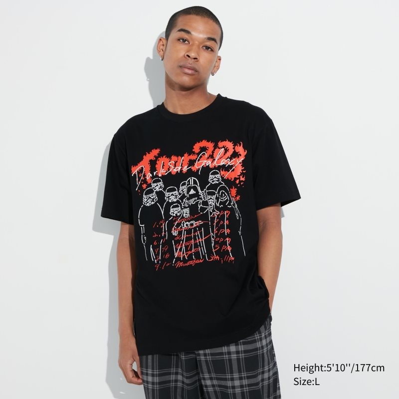 T Shirts Uniqlo Utgp2023: Magic For All Ut Short-sleeve Graphic Takashi Miyahira Homme Noir | 2911418