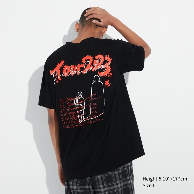 T Shirts Uniqlo Utgp2023: Magic For All Ut Short-sleeve Graphic Takashi Miyahira Homme Noir | 2911418