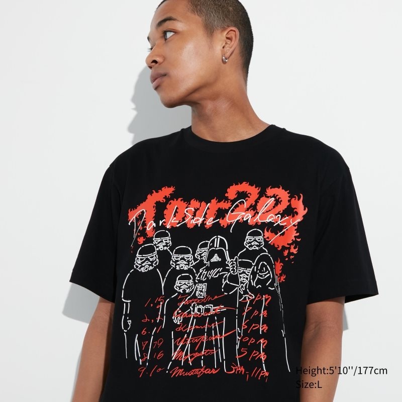 T Shirts Uniqlo Utgp2023: Magic For All Ut Short-sleeve Graphic Takashi Miyahira Homme Noir | 2911418