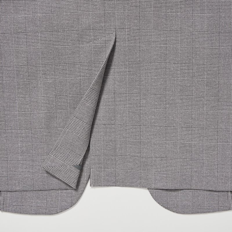 Vestes Uniqlo Airsense Wool Like Glen Check Ultra Light Homme Grise | 3738501