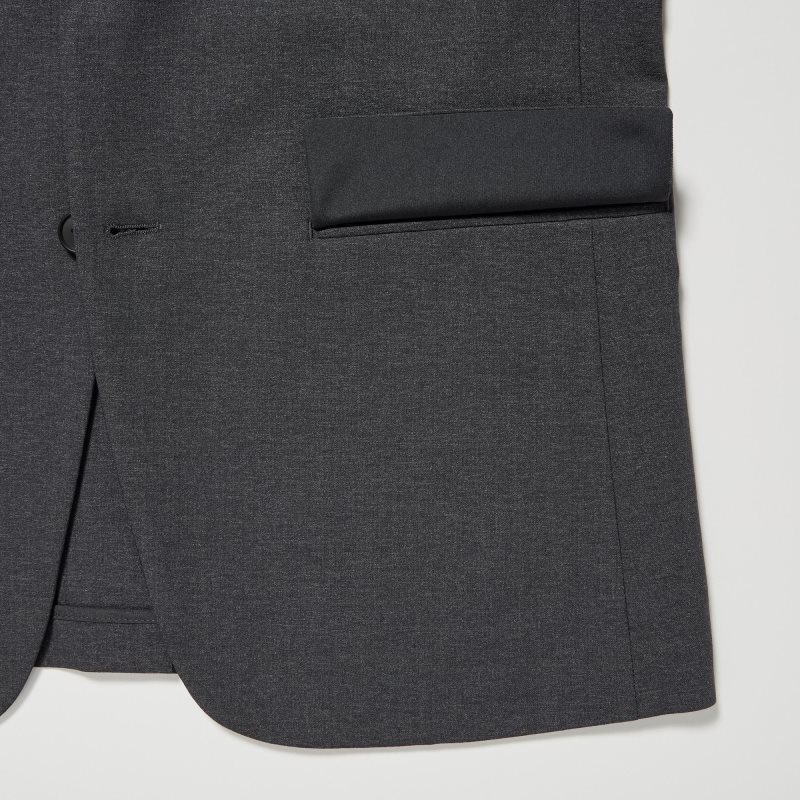 Vestes Uniqlo Airsense Wool Like Ultra Light Homme Noir | 866625