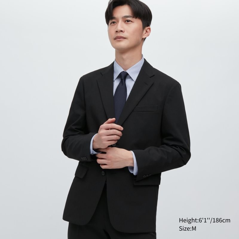 Vestes Uniqlo Airsense Wool Like Ultra Light Homme Noir | 866625