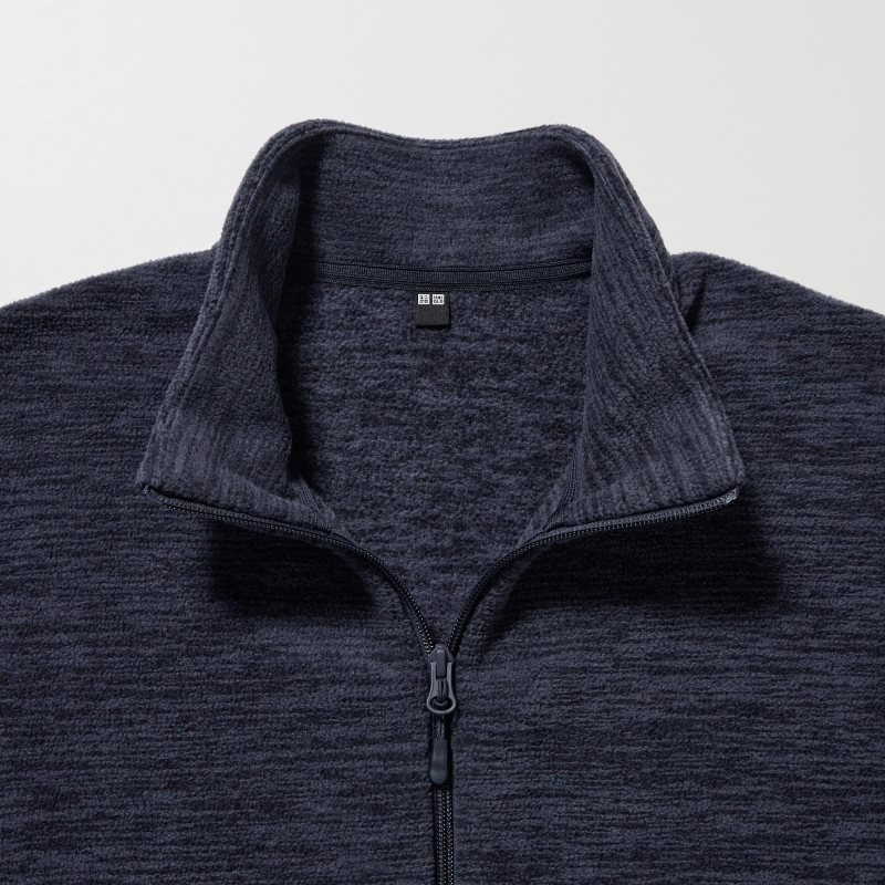 Vestes Uniqlo Fleece Full-zip Long Sleeve Homme Grise | 1939124