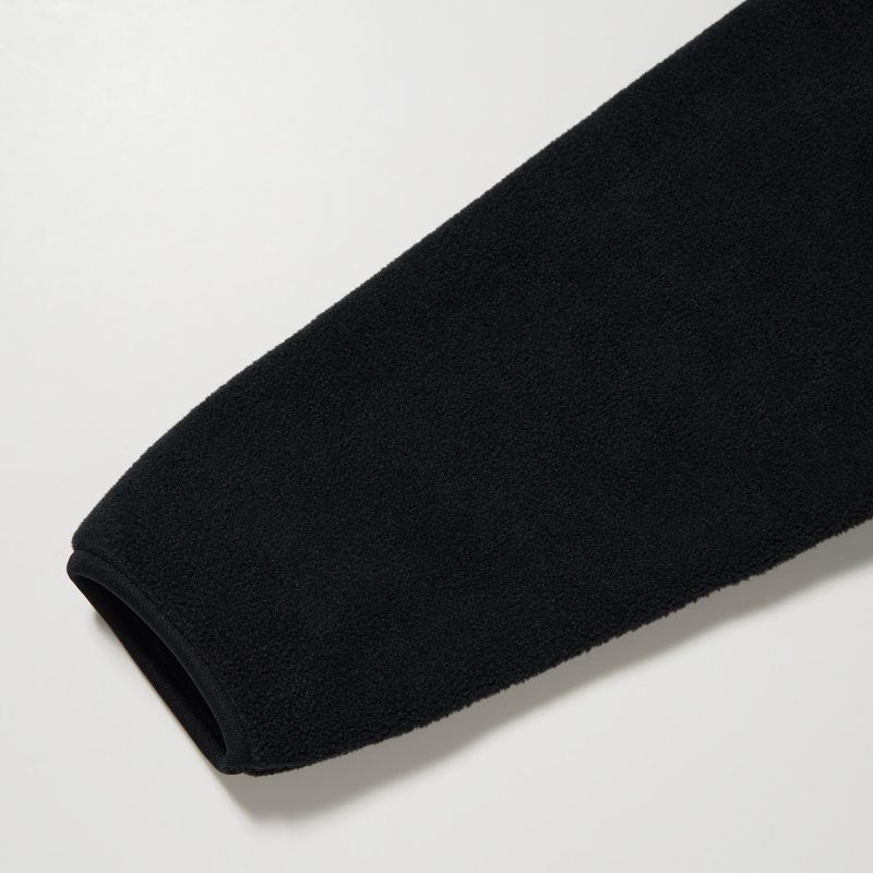 Vestes Uniqlo Fleece Long Sleeve Full-zip Homme Bleu | 9528243
