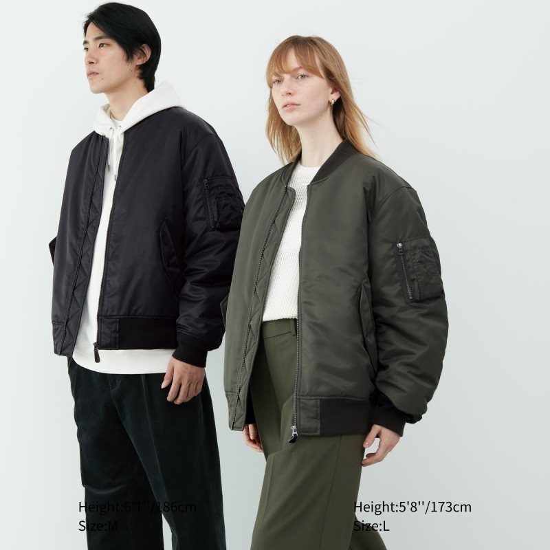 Vestes Uniqlo Ma-1 Homme Noir | 4064170